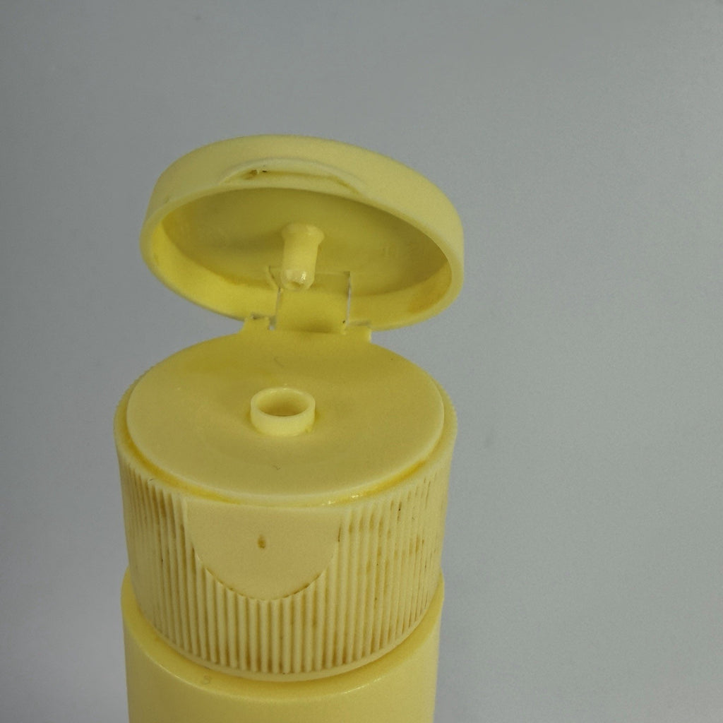 Vtg 70s 80s Jergens Extra Dry Skin Lotion 10 FL OZ Yellow Plastic Prop 50% Full