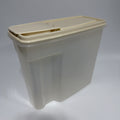 Vintage Rubbermaid Servin Saver #3 Cereal Keeper 13 Cup Almond Lid Flip Lid