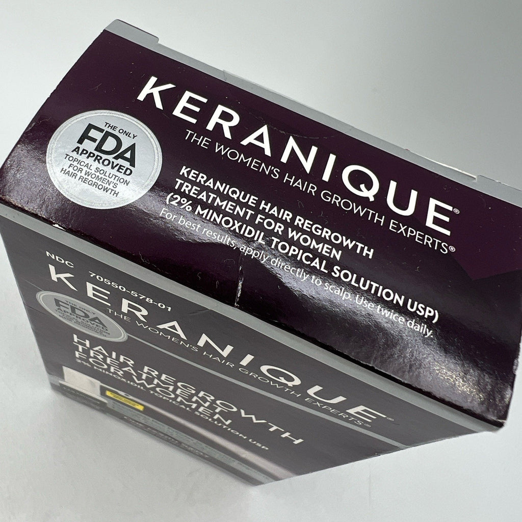 NEW Keranique Hair Regrowth Treatment 2% Minoxidil One Month Supply EXP 3/2024