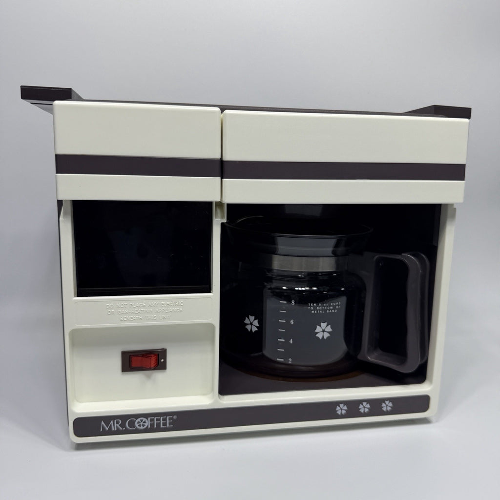 Vtg Mr Coffee Under The Cabinet 10 Cup Coffee Maker UTC-100 Space Saver Brown