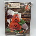 Vintage Dimensions Bottle Buddies Spookie & Pumpkinnoodles Felt Craft Kit 1997