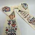 Counted Cross Stitch Bow Home is Where You Hang Heart Dimensions 90s Cottage 15"