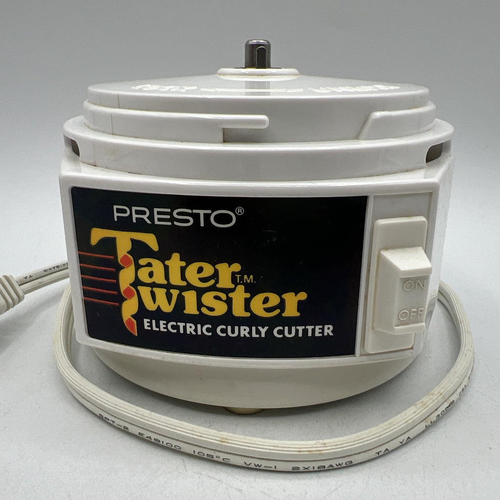 Vintage Presto Tater Twister Electric Curly Potato Cutter BASE ONLY Tested