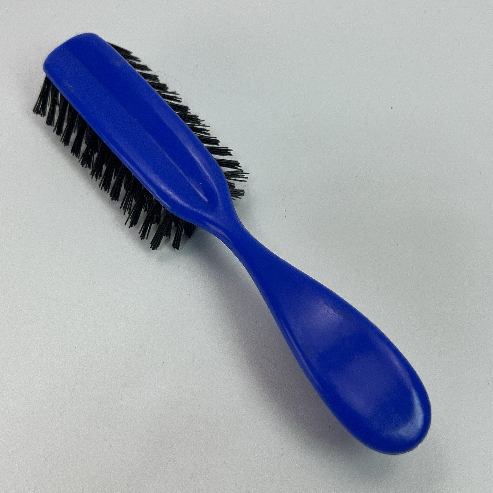Vintage Headstrong Blue Plastic Hair Styling Brush Pocket Travel Plastic 7"