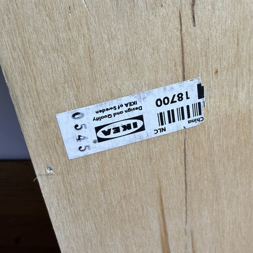 2 Ikea Boalt Wooden CD Storage Racks Stores 70 CDs 22.5" Inch Tall Light Wood