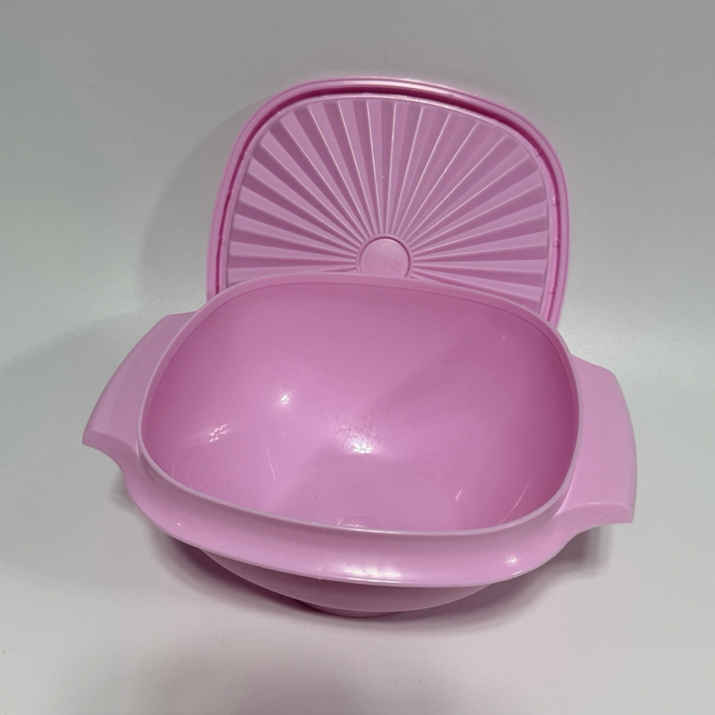 Tupperware Servalier Bowl Candy Pink with Lid 3.5 cup 840-1