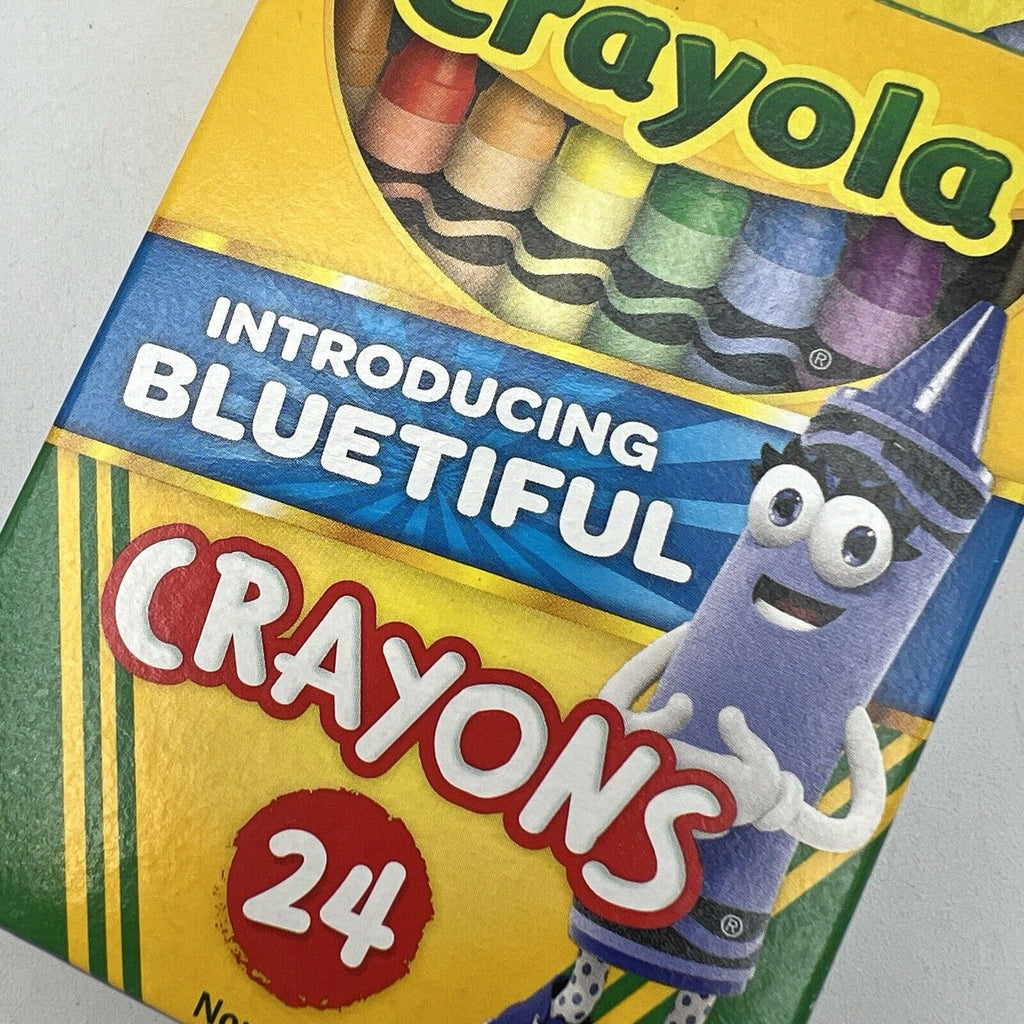 2017 Introducing Bluetiful Crayola Crayons 24 Pack RARE New Color USA