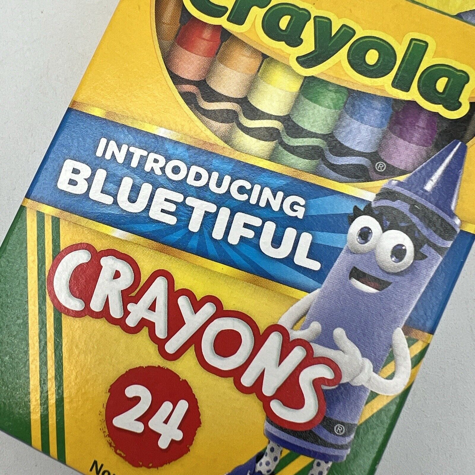2017 Introducing Bluetiful Crayola Crayons 24 Pack RARE New Color USA