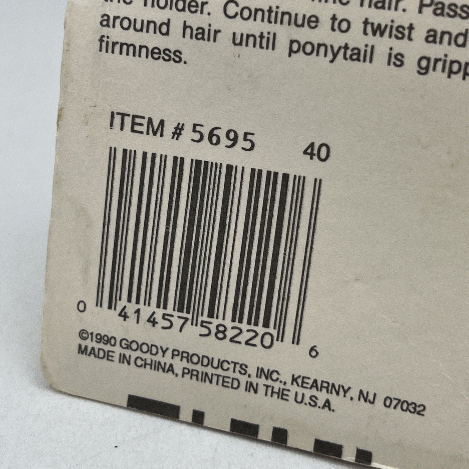 Vintage Goody 6 Braided Elastics Hair Ties 9s Ponytail Holder Colorful 1990 NEW