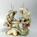 Lenox Treasures Lucky Ladybugs Playing Cards Garden Figurine Mushroom 5"