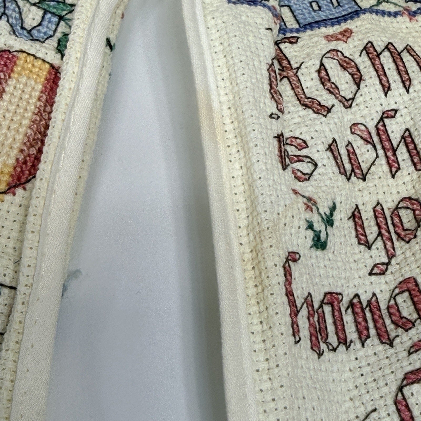 Counted Cross Stitch Bow Home is Where You Hang Heart Dimensions 90s Cottage 15"