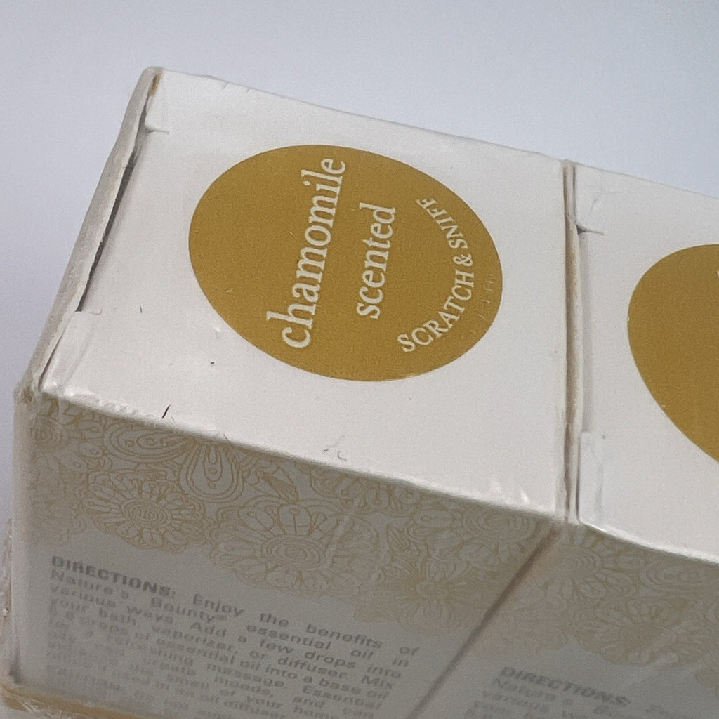 Lot 3 Nature’s Bounty Chamomile Aromatherapy Essential Oil 10ml NEW