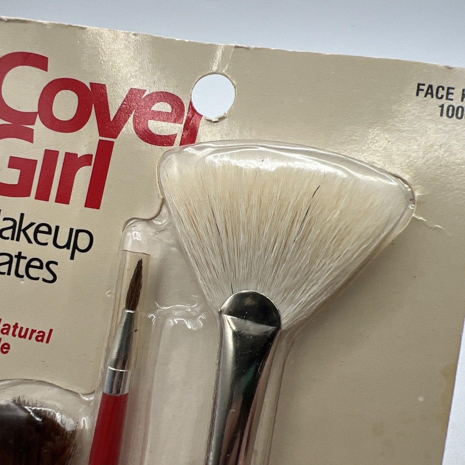 Vintage Cover Girl Makeup Mates Just Basics Face Kit Brushes 10009 Red NEW