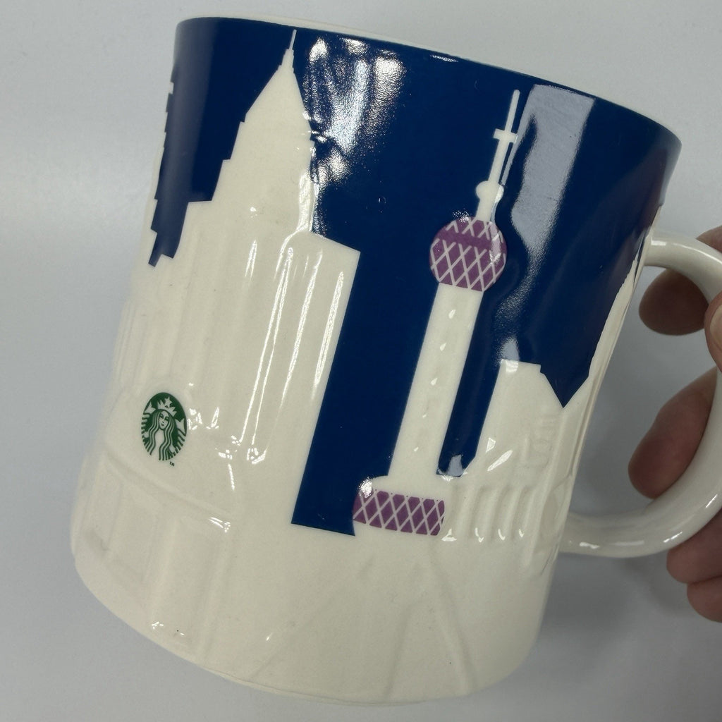 Starbucks Coffee SHANGHAI 16oz Mug 2015 Collectors Series China Koi 3D Relief