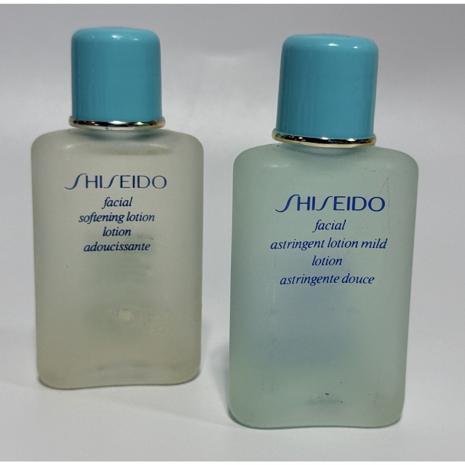 Set 2 Shiseido Facial Softening & Astringent Lotion 1.oz Travel Sample NEW