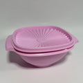 Tupperware Servalier Bowl Candy Pink with Lid 3.5 cup 840-1