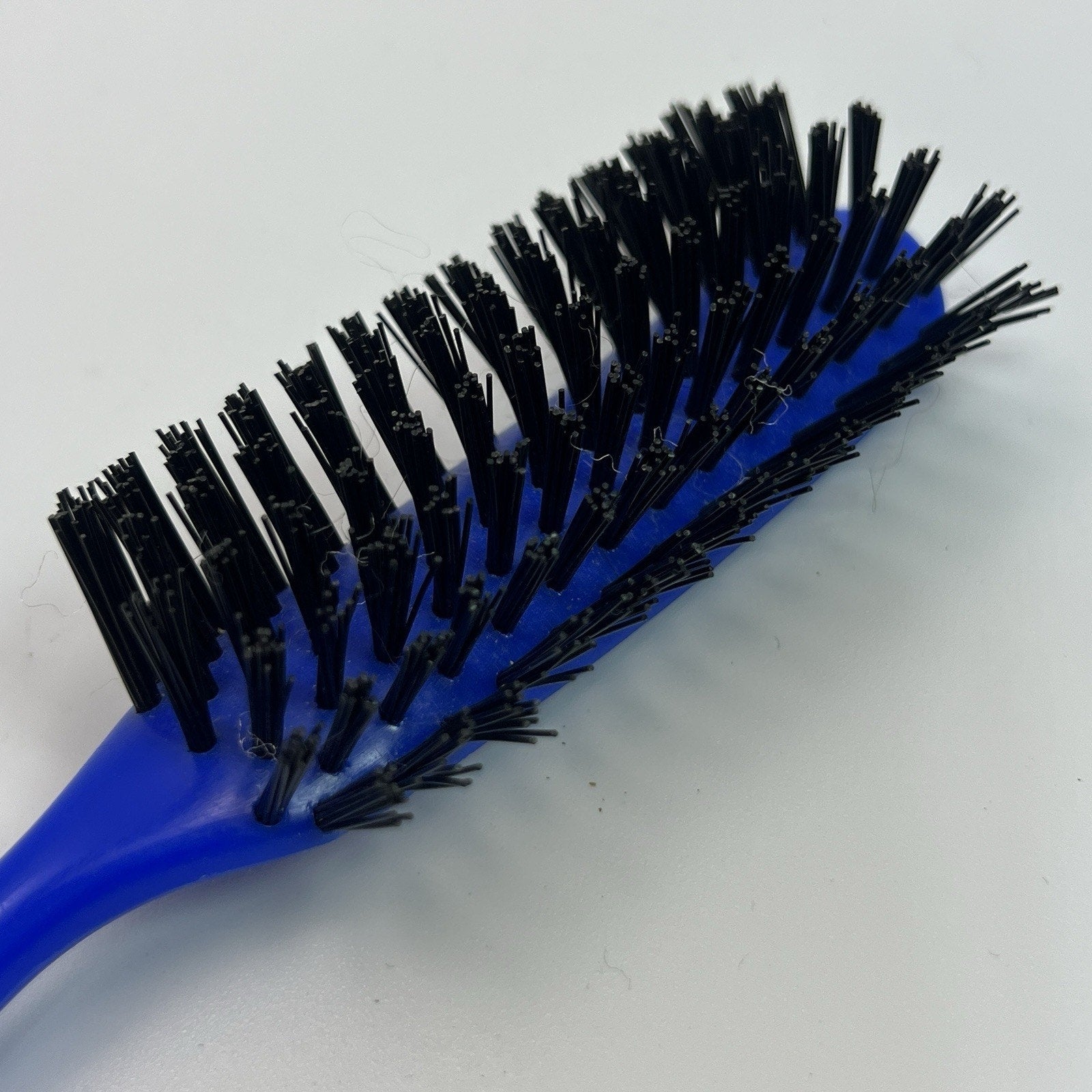 Vintage Headstrong Blue Plastic Hair Styling Brush Pocket Travel Plastic 7"