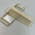 Vintage Estee Lauder Ivory White Comb & Mirror Combo Travel Set Compact 5"