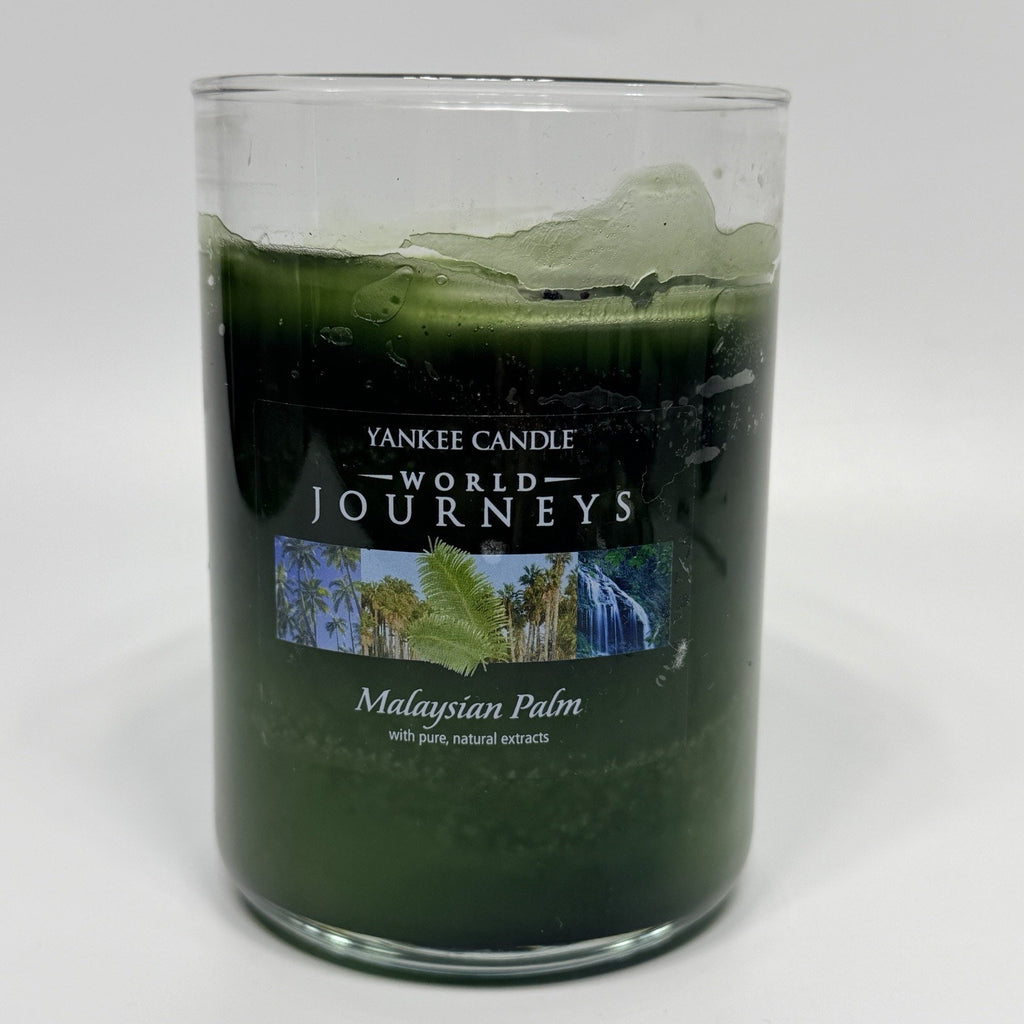 Yankee Candle World Journey Malaysian Palm 22 oz Candle AS-IS RARE Discontinued