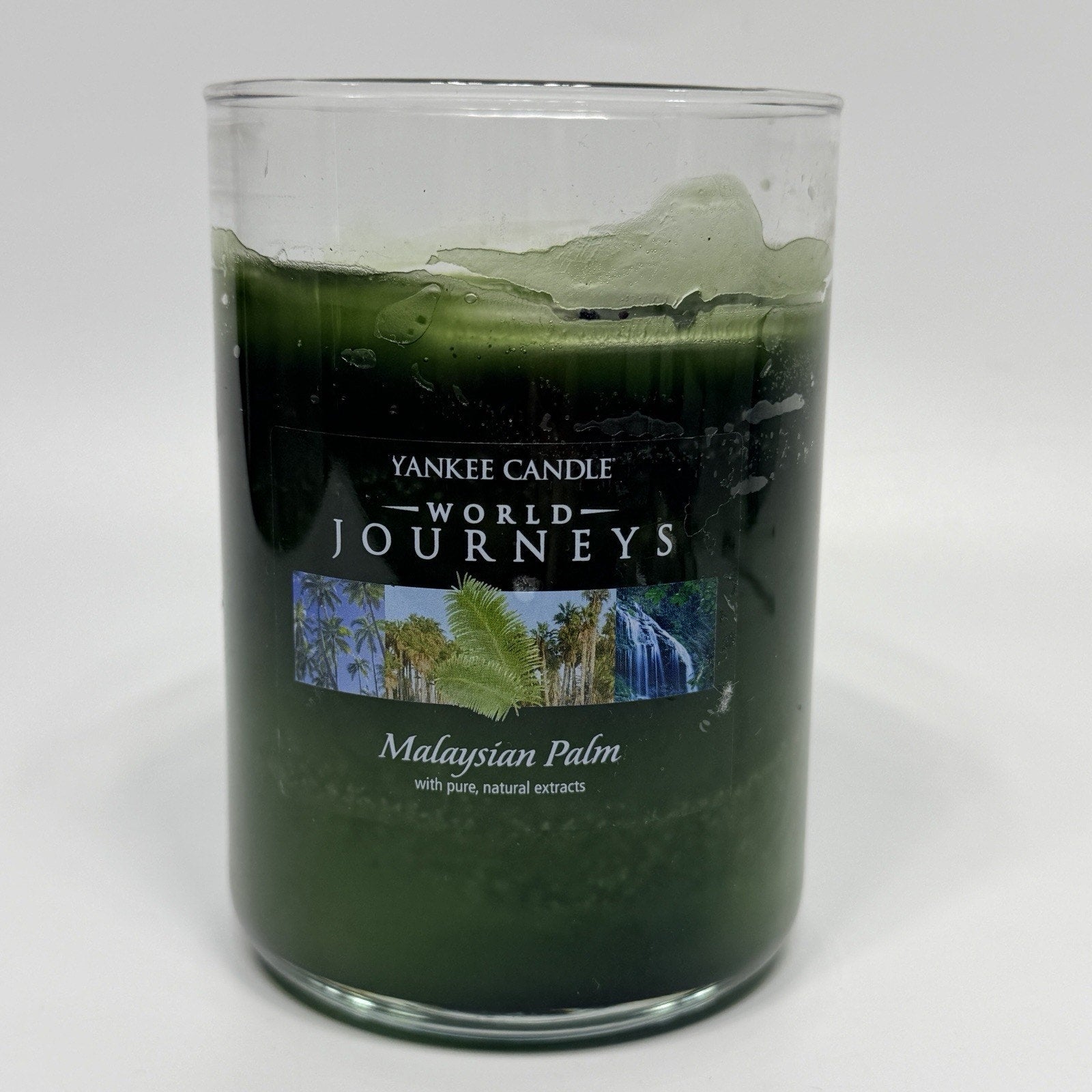 Yankee Candle World Journey Malaysian Palm 22 oz Candle AS-IS RARE Discontinued