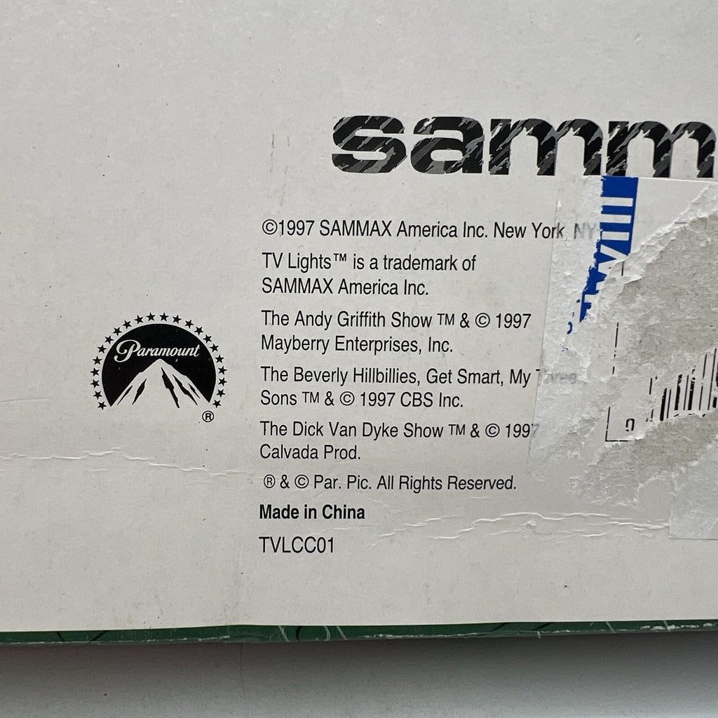 Vintage Sammax 10 String Light COVERS ONLY Retro Tv Classic Comedies 1997