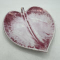 Vintage Nasco China Winterberry Pink Gold Leaf Trinket Dish 6" Porcelain