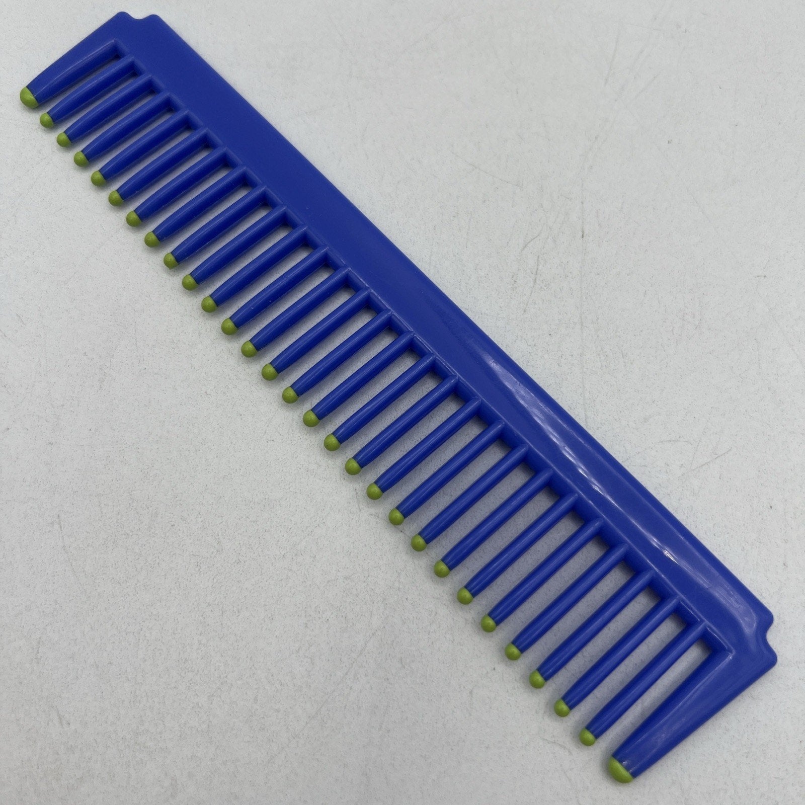 Vintage Color Dipped Detangling Pocket Comb 6.5" Purple Green 80s 90s