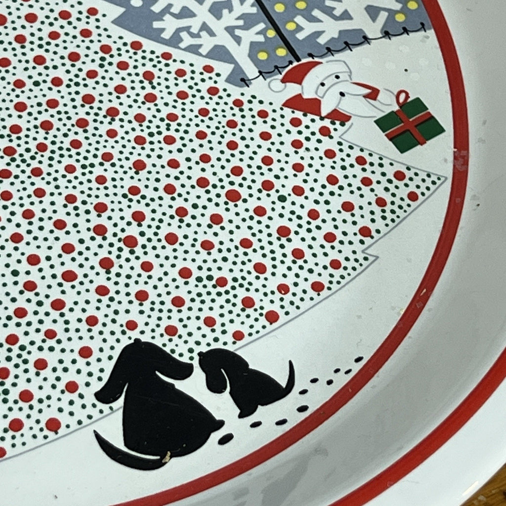 Set 2 Noritake Twas the Night Before 8100 S Dinner Plates Mugs Scottie Dog