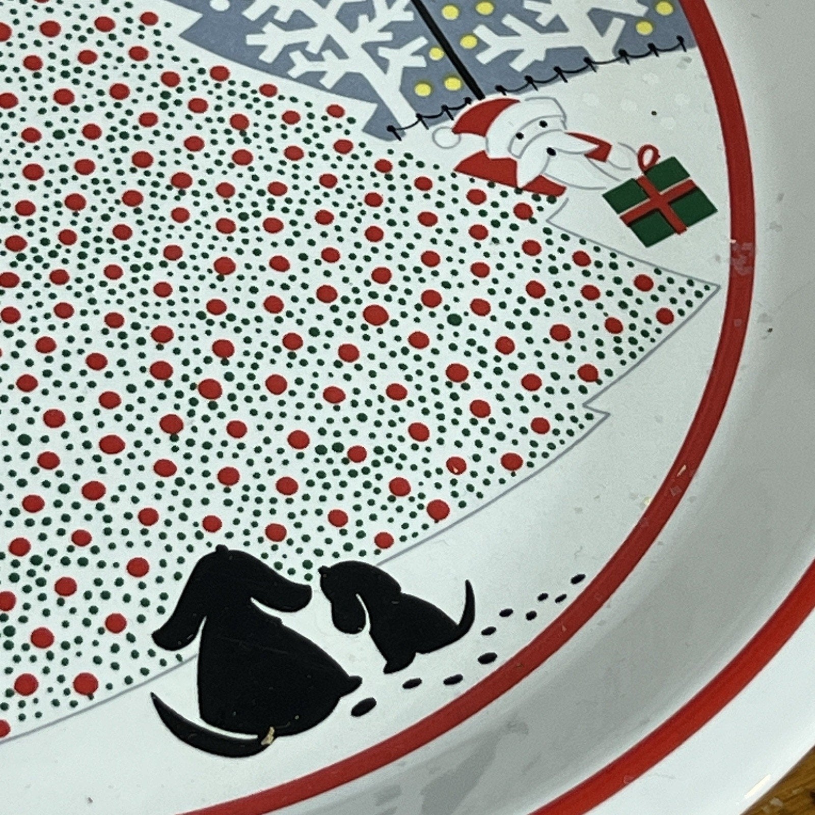 Set 2 Noritake Twas the Night Before 8100 S Dinner Plates Mugs Scottie Dog