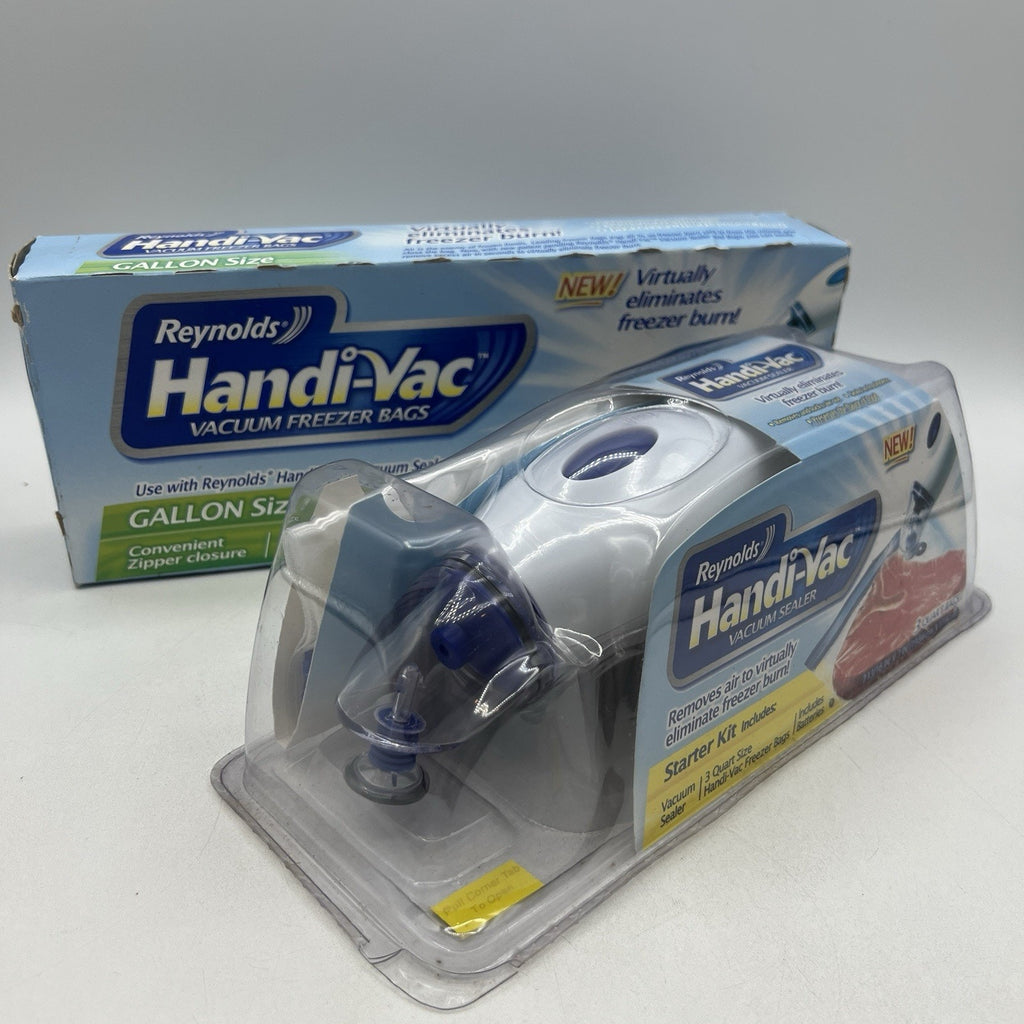 Reynolds Handi-Vac Vacuum 9 Gallon Size Freezer Bags NEW Discontinued