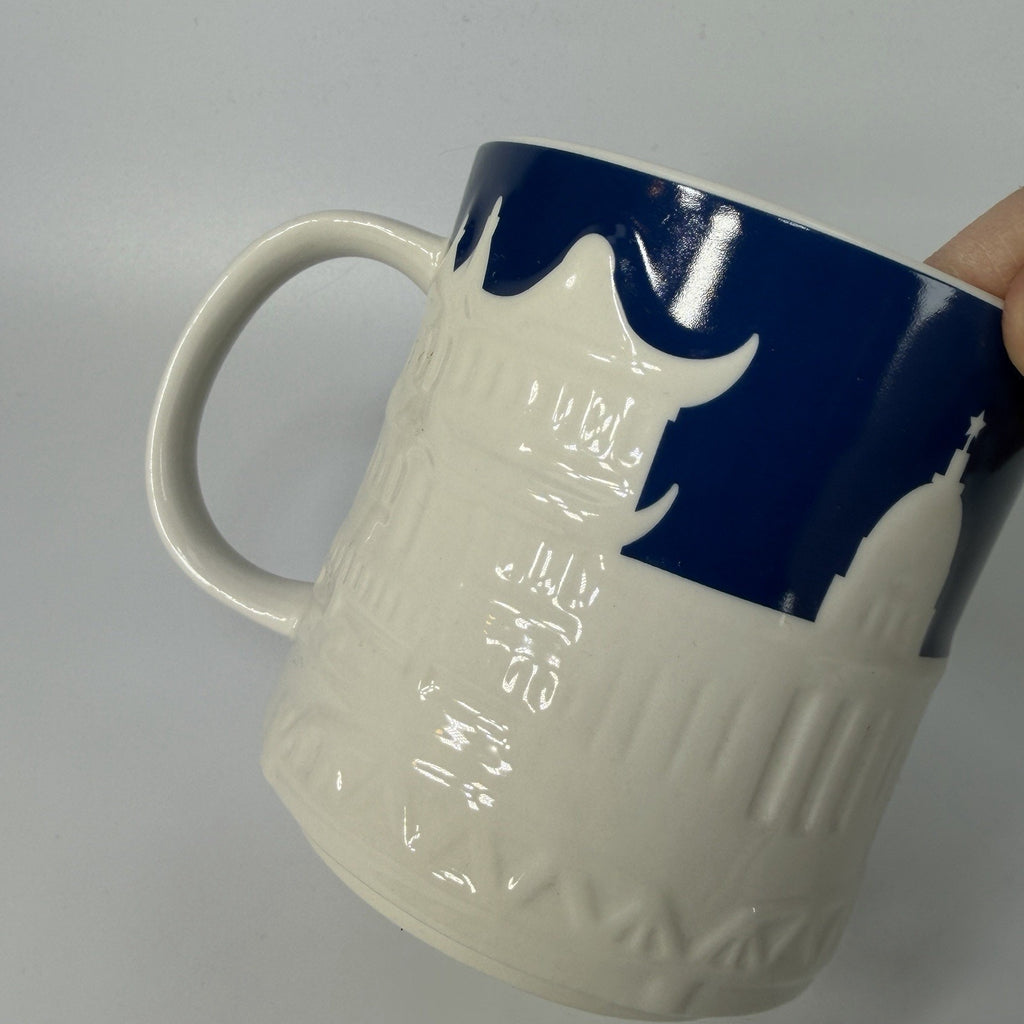 Starbucks Coffee SHANGHAI 16oz Mug 2015 Collectors Series China Koi 3D Relief