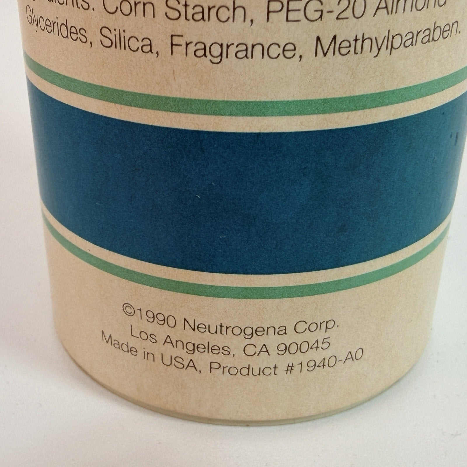 Vintage Neutrogena Rainbath Skin Smoothing Powder 3.5 oz 1990s FULL