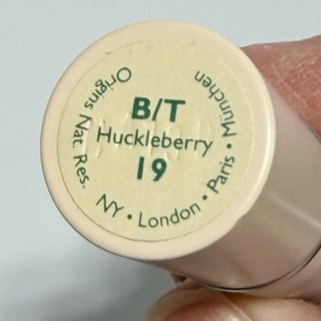 Vintage Origins Huckleberry Red Orange Lipstick White Tube .11 oz NEW