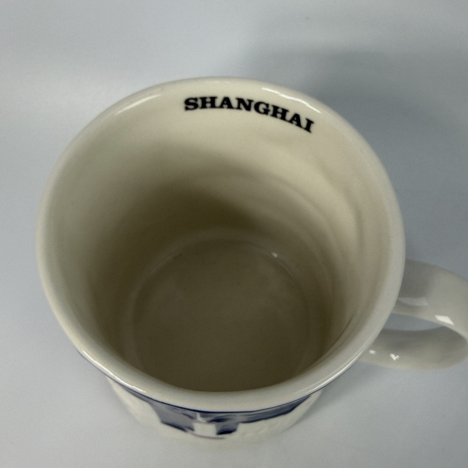 Starbucks Coffee SHANGHAI 16oz Mug 2015 Collectors Series China Koi 3D Relief
