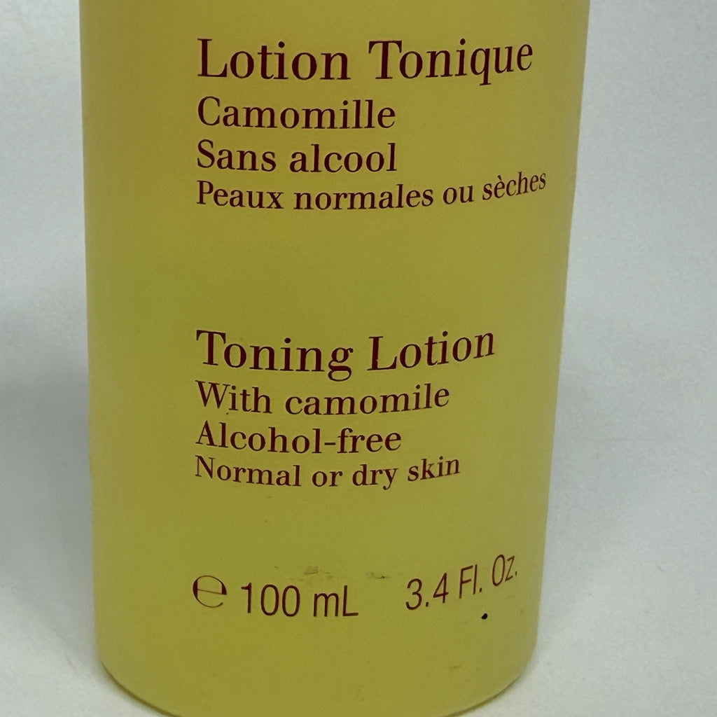 Clarins Hydrating Toning Lotion For Normal or Dry Skin With Aloe 3.4 Oz / 100ml