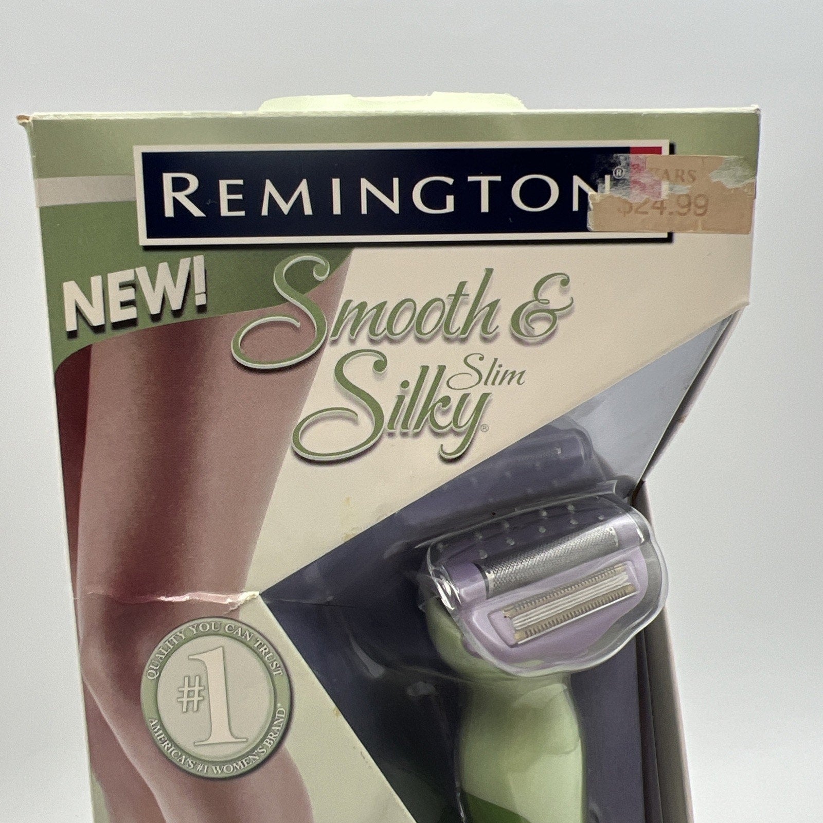 Green Remington Smooth & Silky Rechargeable Electric Shaver Trimmer 1000 NEW