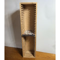 Ikea Boalt Wooden CD Storage Racks Stores 70 CDs 23" Inch Tall Light Wood