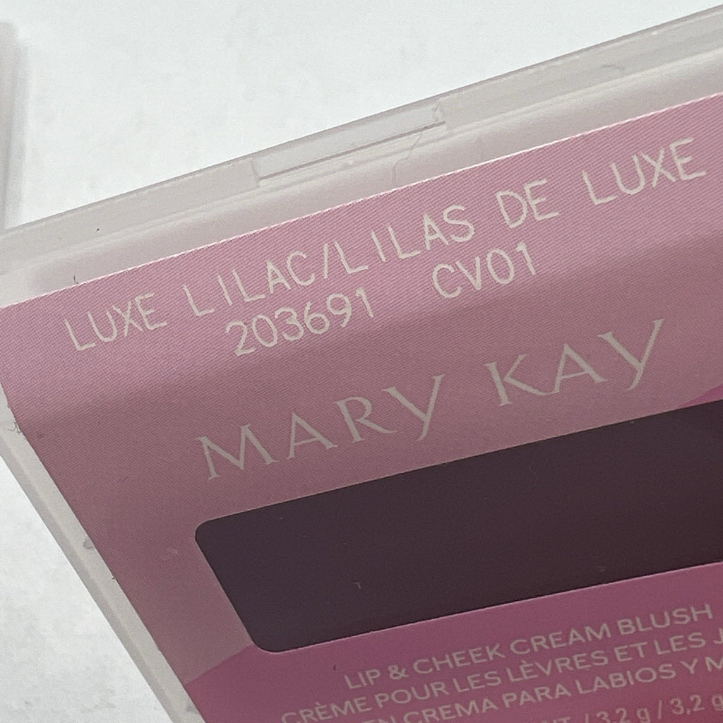 2 Mary Kay Fresh Lip Cheek Cream Blush LUXE LILAC .11 oz FULL SIZE 203691 NEW