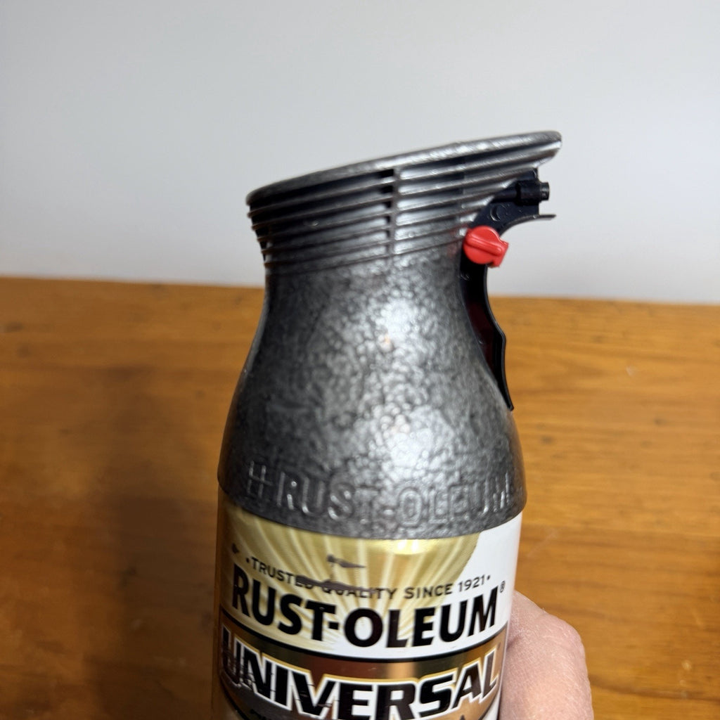 Rust-Oleum 271481 Hammered Spray Paint, Antique Pewter Forged Metallic