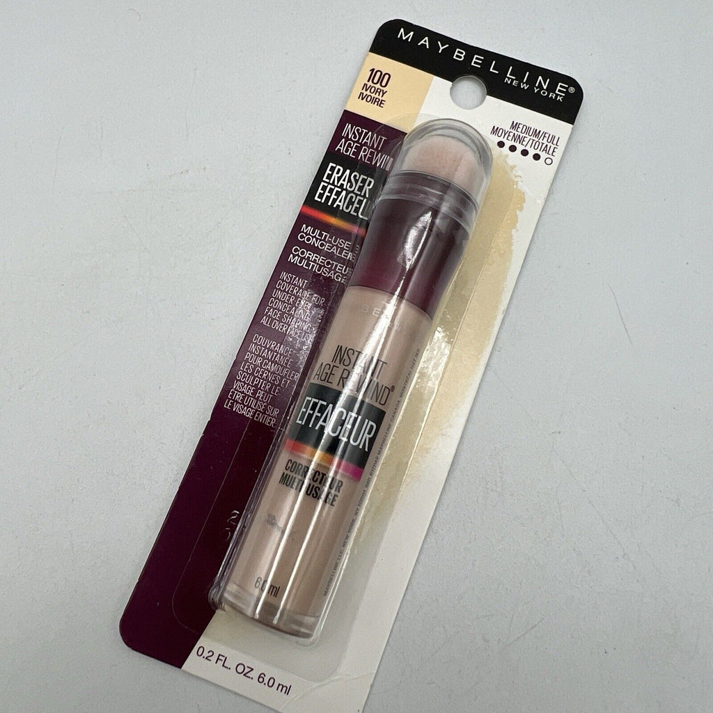 Maybelline Instant Age Rewind Eraser 100 Ivory Concealer 0.2 oz