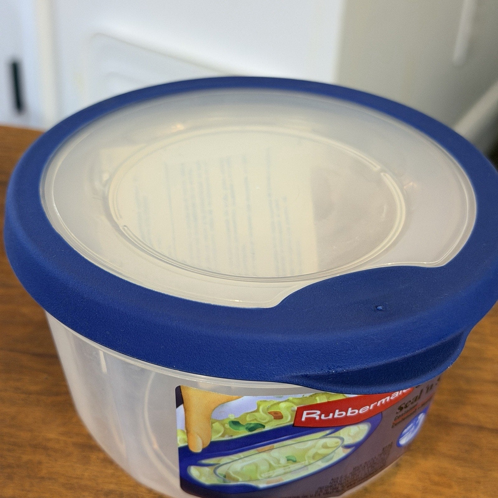 Vintage 2002 Rubbermaid #12 Seal n Saver Blue Container Bowl 1 Quart 5152 NEW
