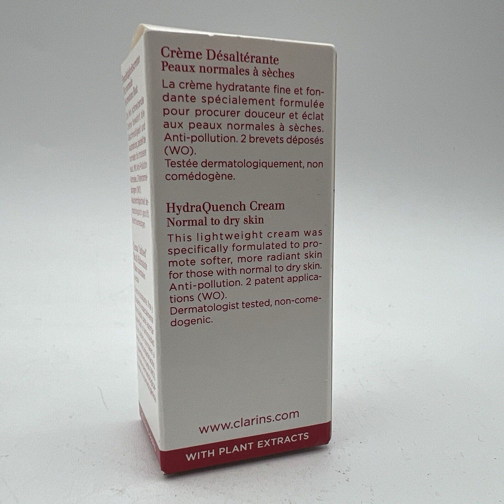 NEW Clarins Hydra Quench Cream .17 oz Normal to Dry 5 ml Sample Travel