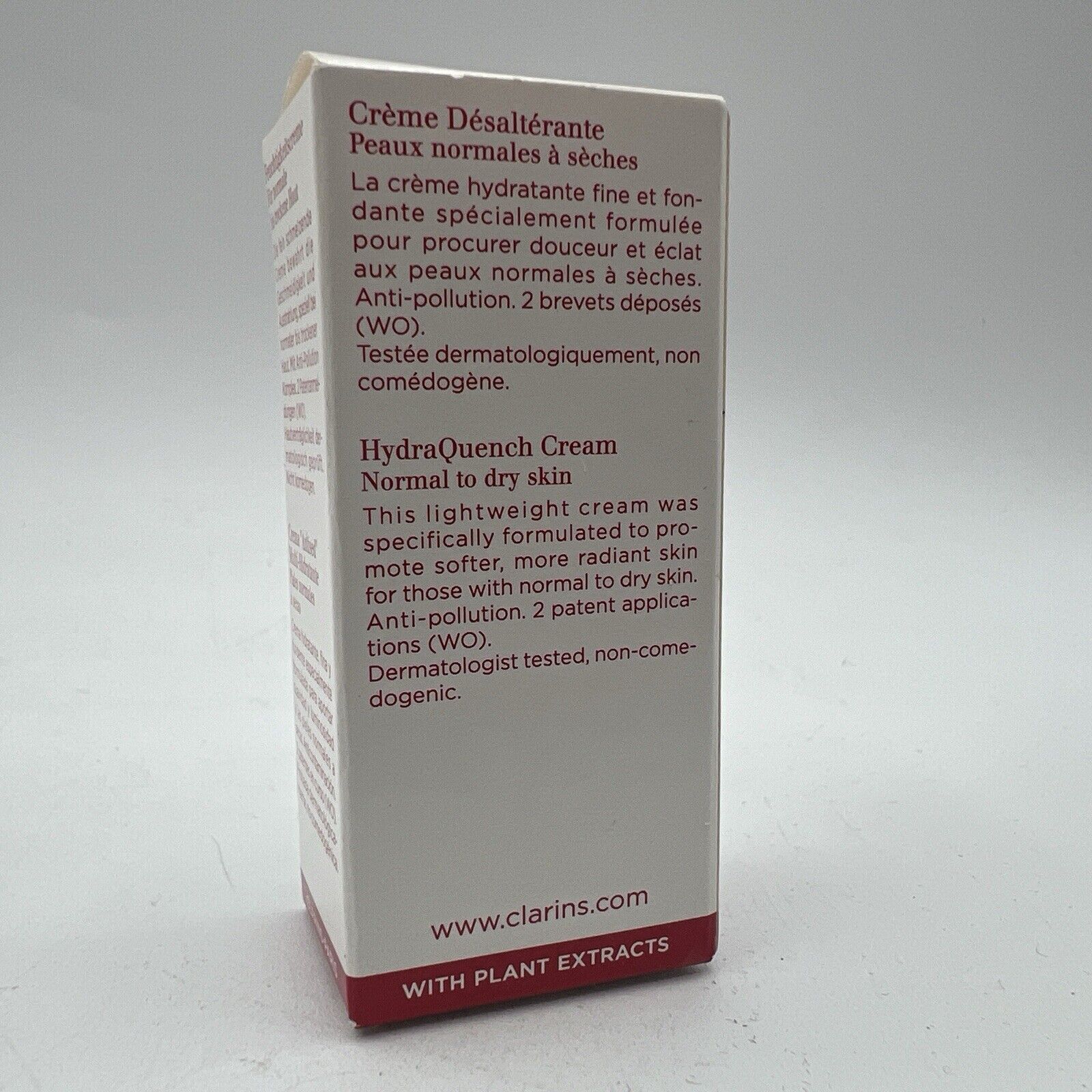 NEW Clarins Hydra Quench Cream .17 oz Normal to Dry 5 ml Sample Travel