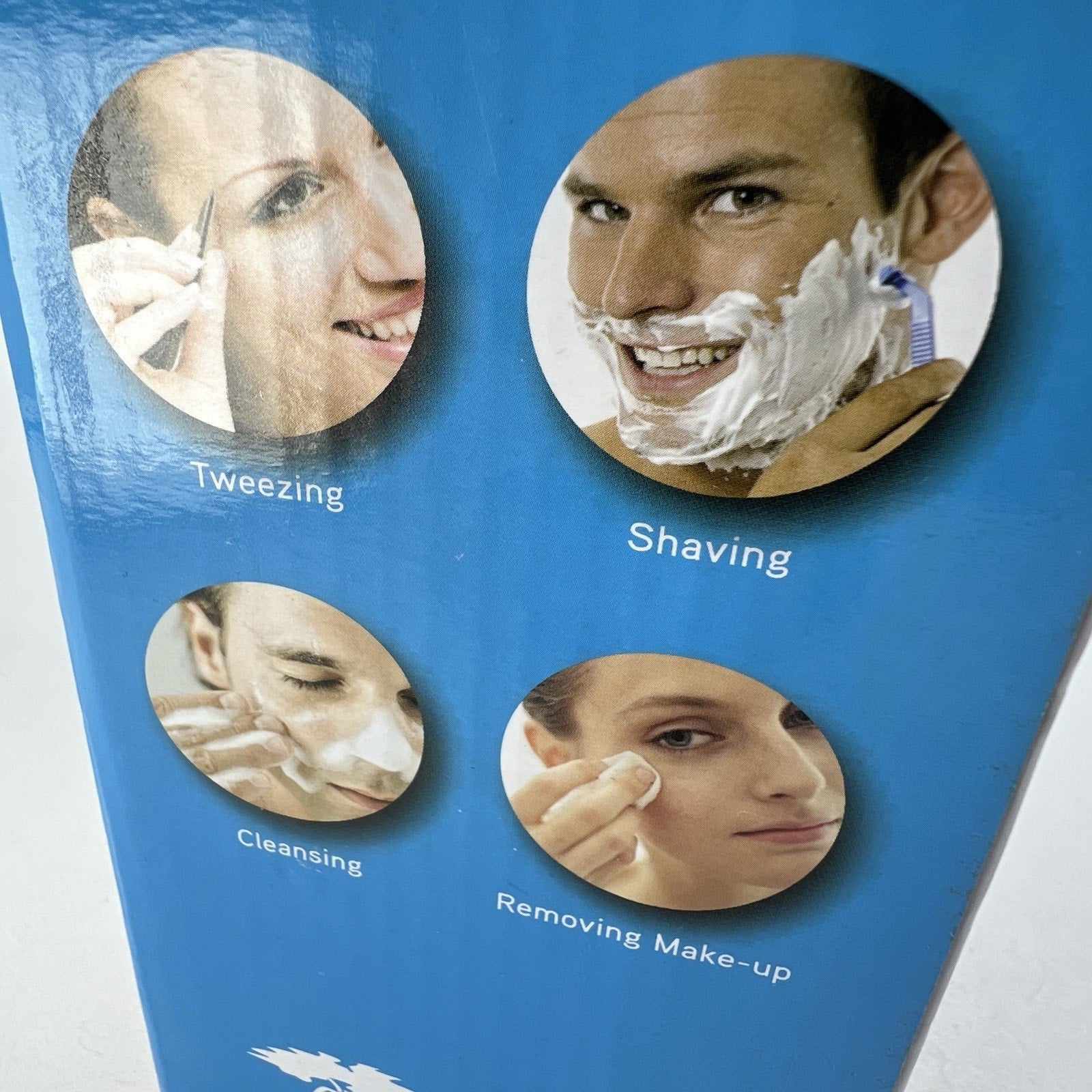Large Fogless Shower Shaving Mirror LED Light Anti Fog Razor Shelf NEW TTP-LED01