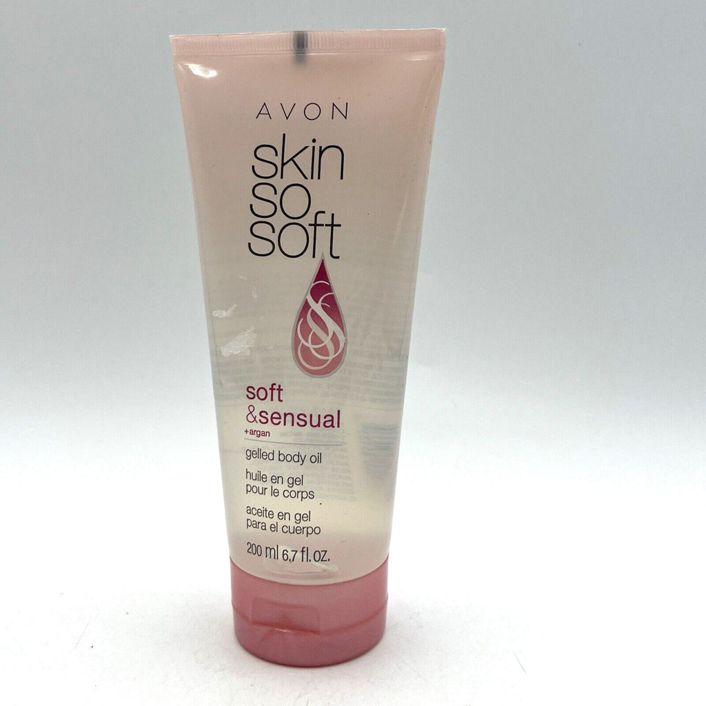 Avon Skin So Soft & Sensual Gelled Body Oil 6.76 fl oz Argan Oil NEW