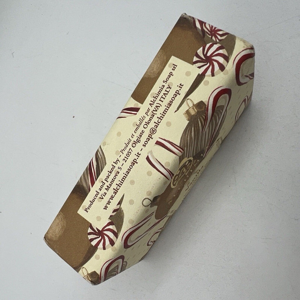 Alchimia Vanilla Vegetable Bar Soap 3.5 oz Italy Handmade Christmas NEW