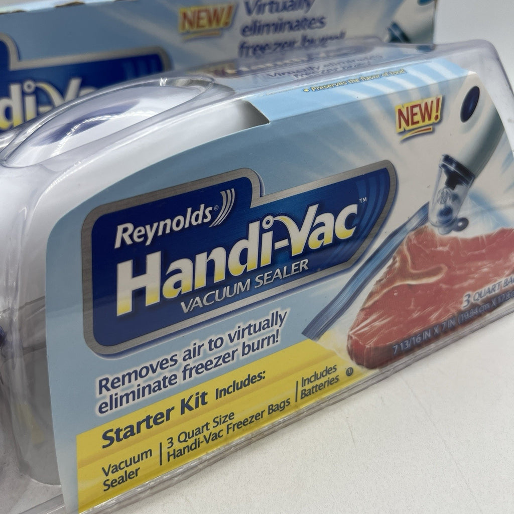 Reynolds Handi-Vac Vacuum 9 Gallon Size Freezer Bags NEW Discontinued