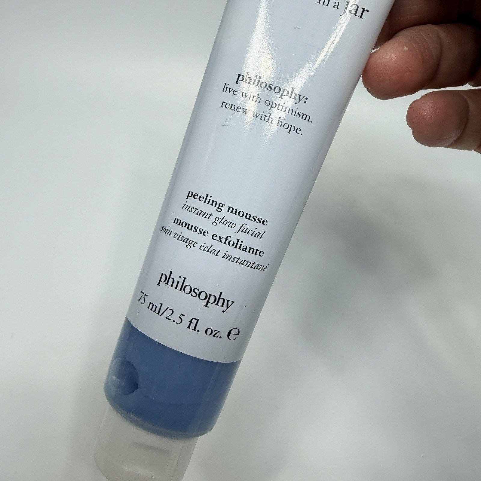 Philosophy Renewed Hope In A Jar Peeling Mousse Instant Glow Facial 2.5 oz NEW