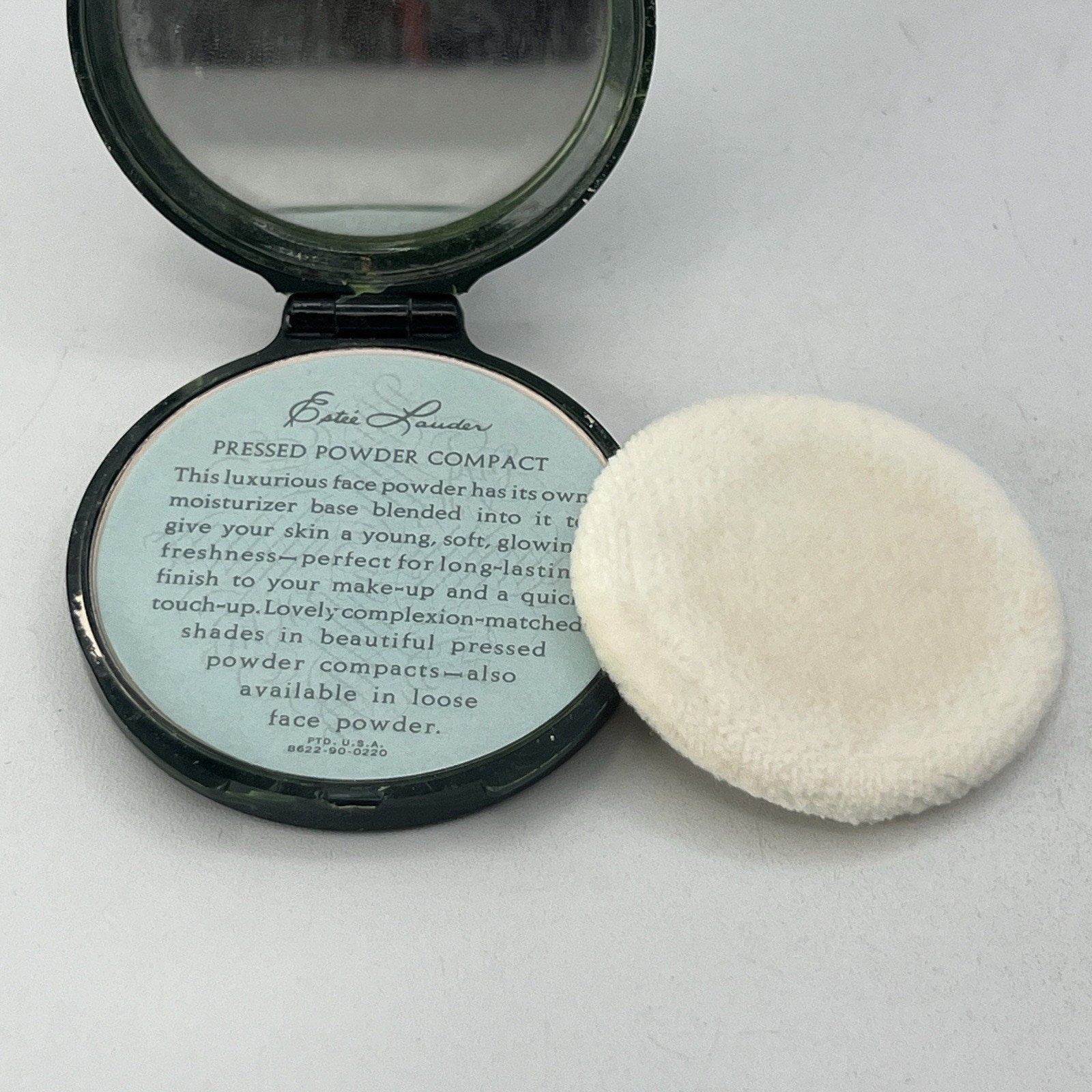 NEW Vintage Estee Lauder Youth Dew Compact Powder Transparent 4/10 oz