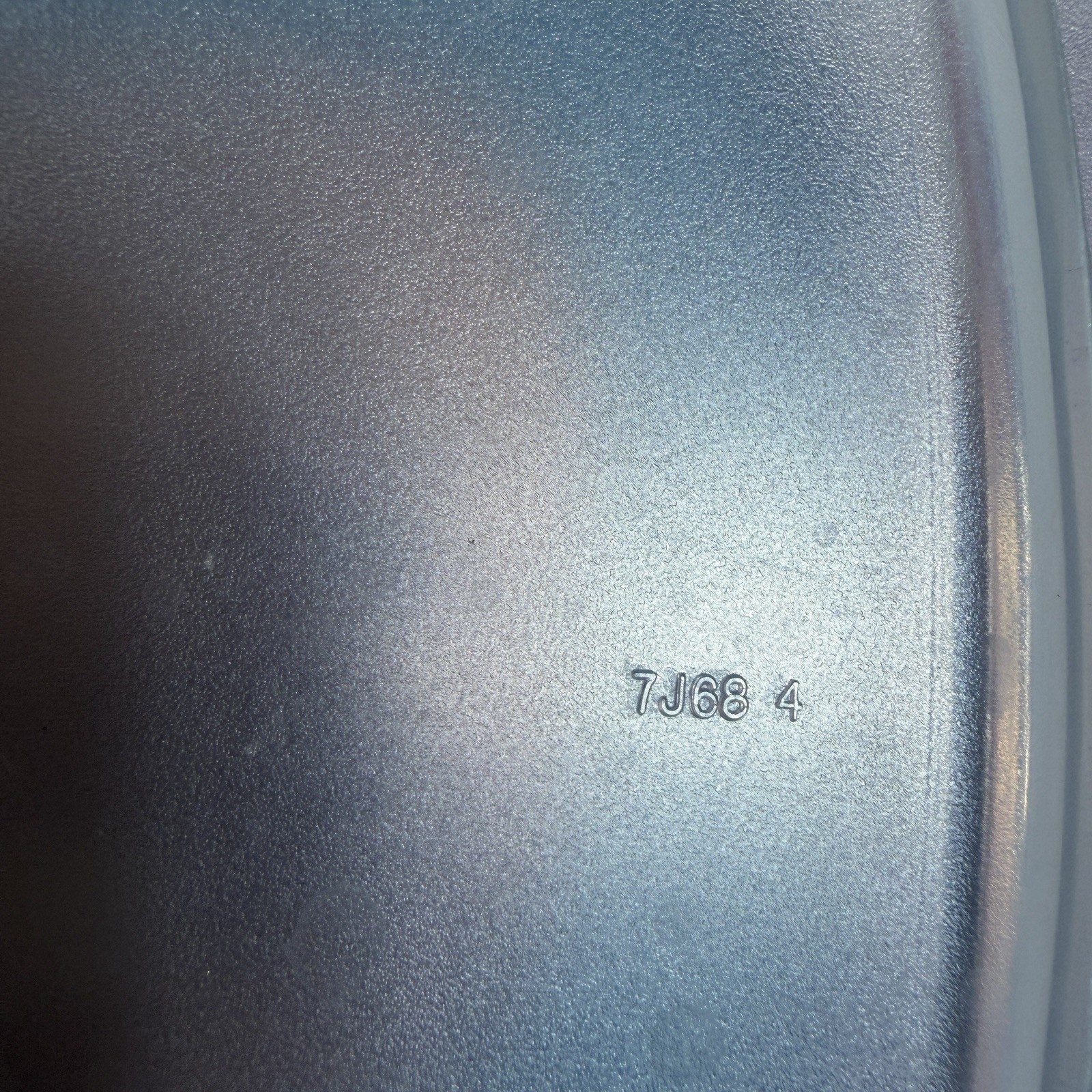 Rubbermaid 7J68 Premier 9 CUP Square Bowl Container Blue Easy View Lid